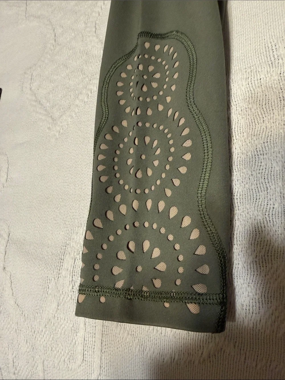 aerie Chill Pullover Hoodie in Olive - Picture 7 of 7